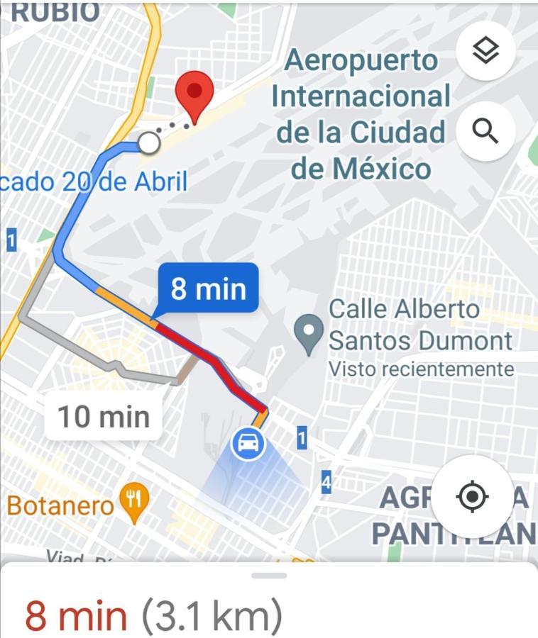 Departamento Cercano Al Aeropuerto T2, A 2 Calles Mexico City Luaran gambar
